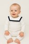 MBK GARDEN Unisex Baby, Child Sailor Collar Jumpsuit - 2