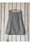Gray Stamped Short Skirt - 6