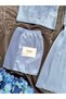 Women's 5-Piece Satin Nightgown Bra Shorts Dowry Set - 6