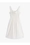 Tjw Rouche Midi Poplin Dress Ext Dress - 6