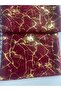 Sofa Sofa Bed Cover Yenimoda Gold Leaf Decorative Burgundy Floor Sponge Sofa Cover 1pc - 8