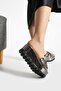 Platinum Piping Wedge Heeled Women's Slippers High Sole Slippers - 7