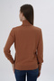 Tile 100% Organic Cotton Turtleneck Knitwear Sweater Knitted Blouse - 4