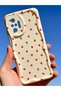 Redmi Note 10 Pro Case Camera Protected Wave Edge Red Heart Pattern Silicone Cover - 7
