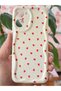 Realme 10 4g Case Camera Protected Wave Edge Red Heart Pattern Silicone Cover - 3