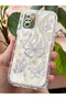 Redmi Note 10/10S Case with Camera Protection, Shiny Hologram Butterfly Pattern, Shock Absorbing - 6