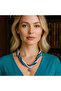 Amethyst Agate Turquoise 3 Row Necklace Protection and Communication Strengthening Necklace - 5
