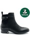 Adastra Genuine Leather Flat Non-Slip Sole Orthopedic Women's Boots Black