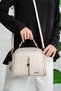Women's New Season 3-Compartment Luxury Soft Leather Adjustable Crisscross-Strap Stylish Shoulder Bag - 5