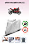 RKS SRK125-R Rear Bag Compatible Motorcycle Cover Waterproof Durable Fabric