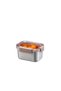 LocknLock Stainless Steel Oven & Storage Container Quadrilateral Locked 520 ml - Brown - 3