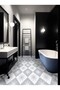 Self Adhesive Water Resistant Tile Bathroom Kitchen Countertop Wall Floor Covering Code 154 - 5