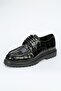 Paul Genuine Leather Handmade Black Men's Casual Shoes - 4