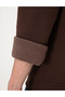 Brown 3 Thread Regular Fit Crew Neck Basic Sweatshirt 50315021-Vr029 - 7