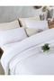 White 4 Layer Muslin 100% Cotton XL Single Bedspread Without Fringe/Pike 180 X 240cm - 4