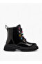 Panelled Boots with Zip Closure - 3