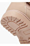 Solid Boots with Zip Closure and Buckle Detail - 5