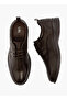 Solid Lace-Up Derby Shoes - 5