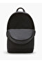 Logo Print School Backpack with Adjustable Shoulder Straps - 6