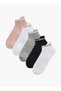 Solid Ankle Length Socks - Set of 5