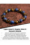 Certified Natural Lapis Lazuli, Tiger Eye & Hematite Bracelet – Wisdom, Strength & Protection - 6