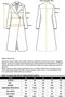 Judge Collar Belt Detailed Long Leather Trench Coat Taba 6775 - 8