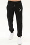 Men's Black Skinny Leg Sweatpants Cotton Combed Slim Fit Jogger