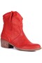 Red Genuine Leather Women's Boots - 105-2500-VENUS R46 - 7