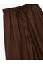 Modal Fabric Pocket Wide Leg Pants with Elastic Waist and Tie Floral Texture - 5