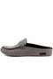 - Gray Leather Women's House Slippers 109-560-B - 4
