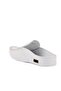 - White Leather Men's House Slippers 110-558-E - 4