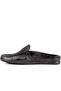 - Silver Leather Women's House Slippers 109-560-B - 3