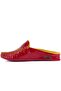 - Genuine Leather Red Patent Leather Women's House Slippers 109-557-X - 3