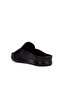 - Black Leather Women's House Slippers 109-557-X - 4