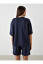 Lcw Vision Crew Neck Printed Oversize Women's T-Shirt - 4
