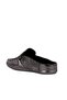 - Silver Leather Women's House Slippers 109-560-B - 4