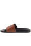 Special Production - Tan Color Inside, Croco Patterned Leather Outside Men's Slippers 110-655-8801m - 3