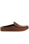 - Brown Leather Men's House Slippers 110-547-X