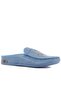 - Blue Leather Men's House Slippers 110-547-X - 2