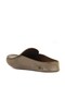 - Sand Color Leather Men's House Slippers 110-547-X - 4