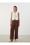 New Season V-Neck Striped Linen Blend Women's Classic Vest - S5Qb38Z8 - 6