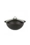 Cast Iron Round Cauldron Pot Diameter 30cm.