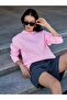 Pink Crew Neck Oversize Knitwear Sweater - 6