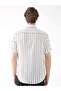 Men's Regular Fit Button-Down Collar Short Sleeve White Shirt - 4