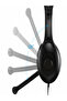 K800 Computer Headsets ,USB, Mic, Education Design - Black - 2
