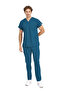 Petrol Green Stretch Fabric Doctor and Nurse Uniform Unisex Surgical Set | Brl Scruble - 4