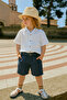 Children's Apache Collar Short Sleeve Shirt