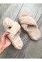Fluffy Cross Model Women's House Slippers Girls House Slippers Dowry Slippers Bundle Slippers Silent Sole - 3