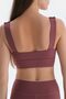 Plum Women's Thick Strap Sports Bra - 6
