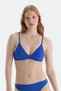 Sax Blue Triangle Small Bikini Top